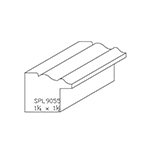 1-1/4" x 1-1/2" Poplar Custom Backband - SPL9055