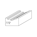 1" x 1-3/4" Custom Knotty Eastern White Pine Miscellaneous Moulding - SPL9056