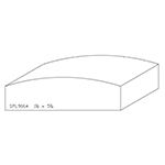 1-1/2" x 5-1/4" White Oak Custom Siding - SPL9064
