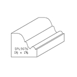 1-1/2" x 1-5/8" Cherry Custom Accessory Moulding - SPL9076