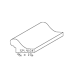 13/16" x 1-7/16" Brazilian Cherry Custom Cabinet Moulding - SPL9104