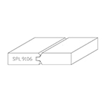 3/4" x Varies Custom Character Grade White Oak T & G Flooring - SPL9106