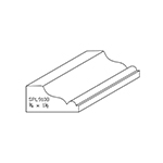 3/4" x 1-1/2" F/J Primed Poplar Custom Bed Moulding - SPL9108