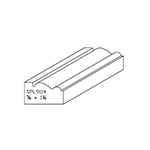 5/8" x 1-1/8" Poplar Custom Door Stop - SPL9114