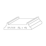 1-1/16" x 4-1/2" Knotty Eastern White Pine Custom Shoe Rail - SPL9118