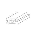 3/4" x 1-3/4" Custom Walnut Miscellaneous Moulding - SPL9129