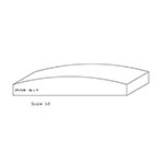 1-1/2" x 9" Custom Ash Miscellaneous Moulding - SPL9138