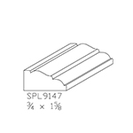 3/4" x 1-5/8" Hard Maple Custom Cabinet Moulding - SPL9147