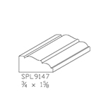 3/4" x 1-5/8" Poplar Custom Cabinet Moulding - SPL9147