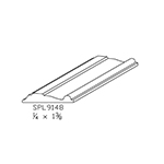 1/4" x 1-3/8" Poplar Custom Cabinet Moulding - SPL9148