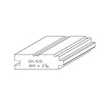 0.800" x 2-7/16" Poplar Custom Wainscote - SPL9151