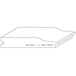 1" x 5-3/8" Poplar Custom Wainscote - SPL9164