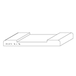 3/4" x 7-1/2" Ash Custom Shoe Rail - SPL9174