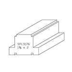 1-3/8" x 2" Custom Knotty Eastern White Pine Miscellaneous Moulding - SPL9176