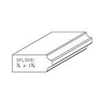 3/4" x 1-3/4" Custom Hard Maple Miscellaneous Moulding - SPL9191