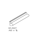 3/8" x 0.460" Knotty Eastern White Pine Custom Cabinet Moulding - SPL9227