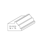 1-1/8" x 1-3/4" Poplar Custom Backband - SPL9233