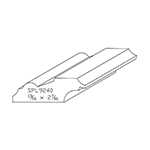 13/16" x 2-7/16" Custom F/J Primed Poplar Miscellaneous Moulding - SPL9240