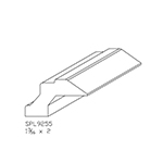 1-3/16" x 2" White Oak Custom Panel Moulding - SPL9255