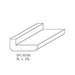 3/4" x 1-3/4" Natural Alder Custom Outside Corner - SPL9258