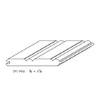 3/8" x 2-7/8" Poplar Custom Wainscote - SPL9261