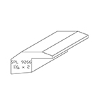 1-1/16" x 2" F/J Primed Poplar Custom Threshold - SPL9266