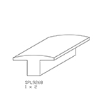 1" x 2" Cherry Custom T-Moulding - SPL9268