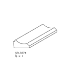 1/2" x 1" Brazilian Cherry Custom Bed Moulding - SPL9274