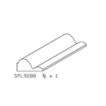 1/2" x 1" Custom Poplar Miscellaneous Moulding - SPL9288