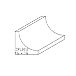 1-1/2" x 1-1/2" Poplar Custom Inside Corner - SPL9311