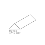 7/8" x 7/8" Natural Alder Custom Scribe Moulding - SPL9313