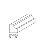 3/4" x 3/4" Red Oak Custom Shoe Moulding - SPL9319