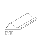 5/8" x 1-1/2" Poplar Custom Cabinet Moulding - SPL9334