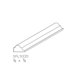 3/8" x 5/8" Quarter Sawn Red Oak Custom Shoe Moulding - SPL9335