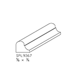 5/8" x 3/4" Hard Maple Custom Shoe Moulding - SPL9367