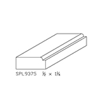 1/2" x 1-1/4" Poplar Custom Door Stop - SPL9375