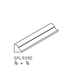 3/8" x 3/8" Cherry Custom Shoe Moulding - SPL9395