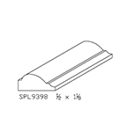 1/2" x 1-1/8" Quarter Sawn White Oak Custom Cabinet Moulding - SPL9398