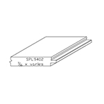 7/16" x Varies Custom White Oak Panel Moulding - SPL9402