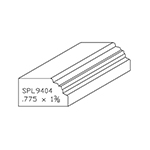 0.775" x 1-3/8" Brazilian Cherry Custom Brick Moulding - SPL9404