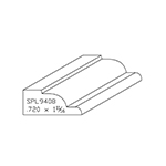 0.720" x 1-11/16" Ash Custom Bed Moulding - SPL9408