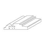 3/4" x 3" Cherry Custom Chair Rail - SPL9414