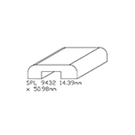 0.567" x 2.007" Custom Knotty Eastern White Pine Miscellaneous Moulding - SPL9432