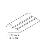 3/4" x 1-1/4" Poplar Custom Backband - SPL9449