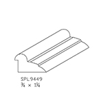 3/4" x 1-1/4" Red Oak Custom Backband - SPL9449