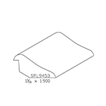 1-1/16" x 1.900" Natural Alder Custom Panel Moulding - SPL9453