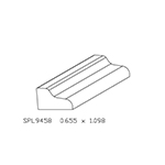 11/16" x 1-1/16" Custom Ash Miscellaneous Moulding - SPL9458