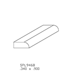 0.344" x 0.906" Poplar Custom Door Stop - SPL9468