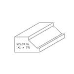 1-1/16" x 1-3/4" Custom Hard Maple Brick Moulding - SPL9476