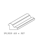 0.610" x 0.927" Natural Alder Custom Backband - SPL9519